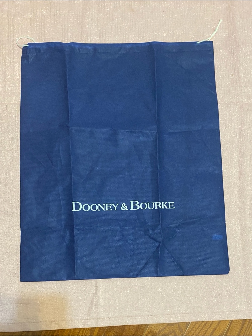 Dooney & Bourke Navy Blue Drawstring Dust Bag 16" x 18"